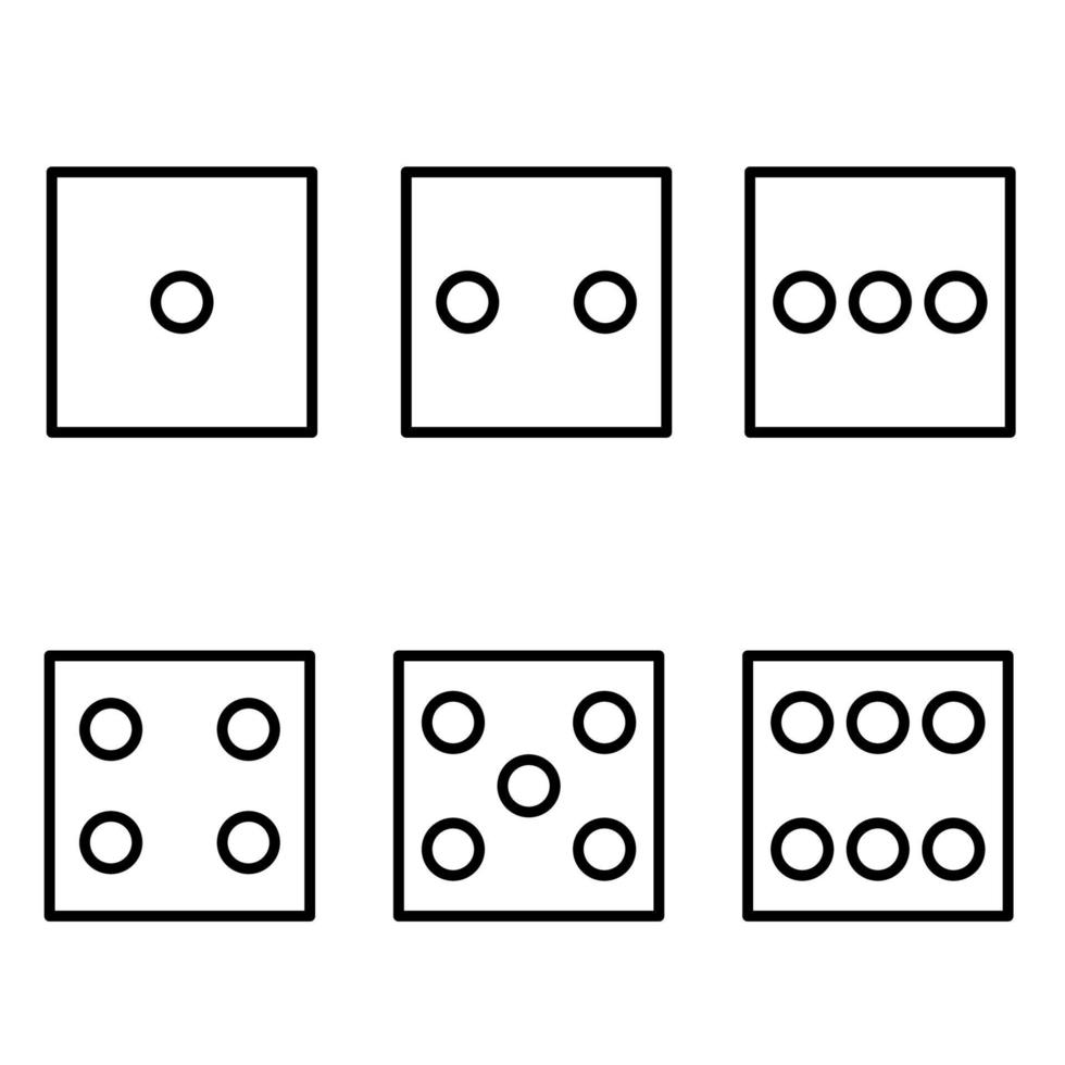 Dice nubes black color icon . vector