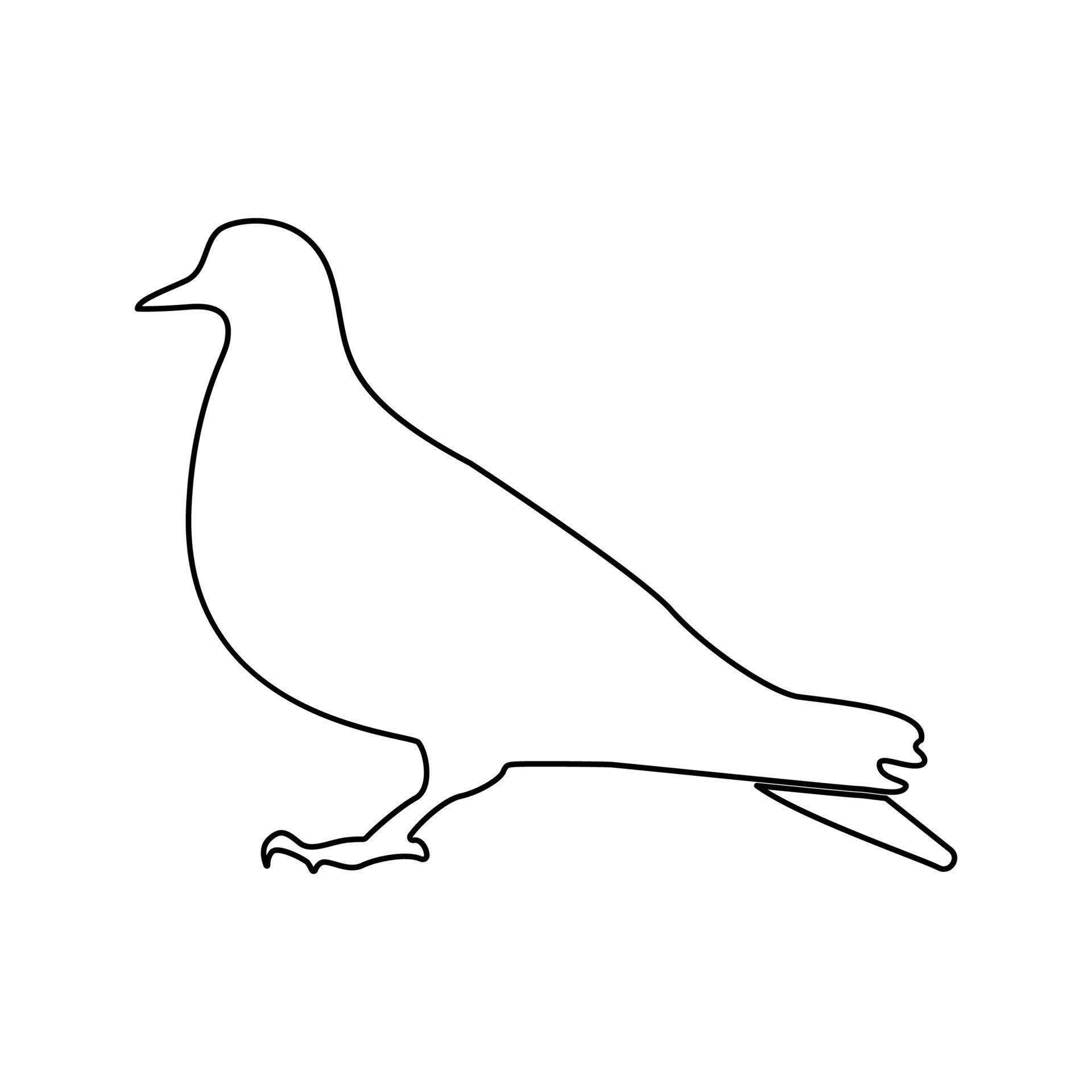 Dove black color icon . 5215778 Vector Art at Vecteezy