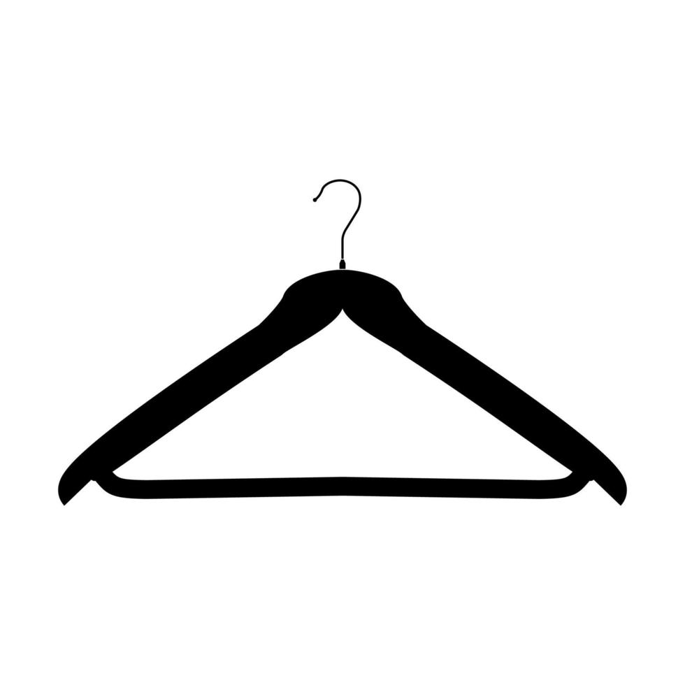 Hanger black icon . vector