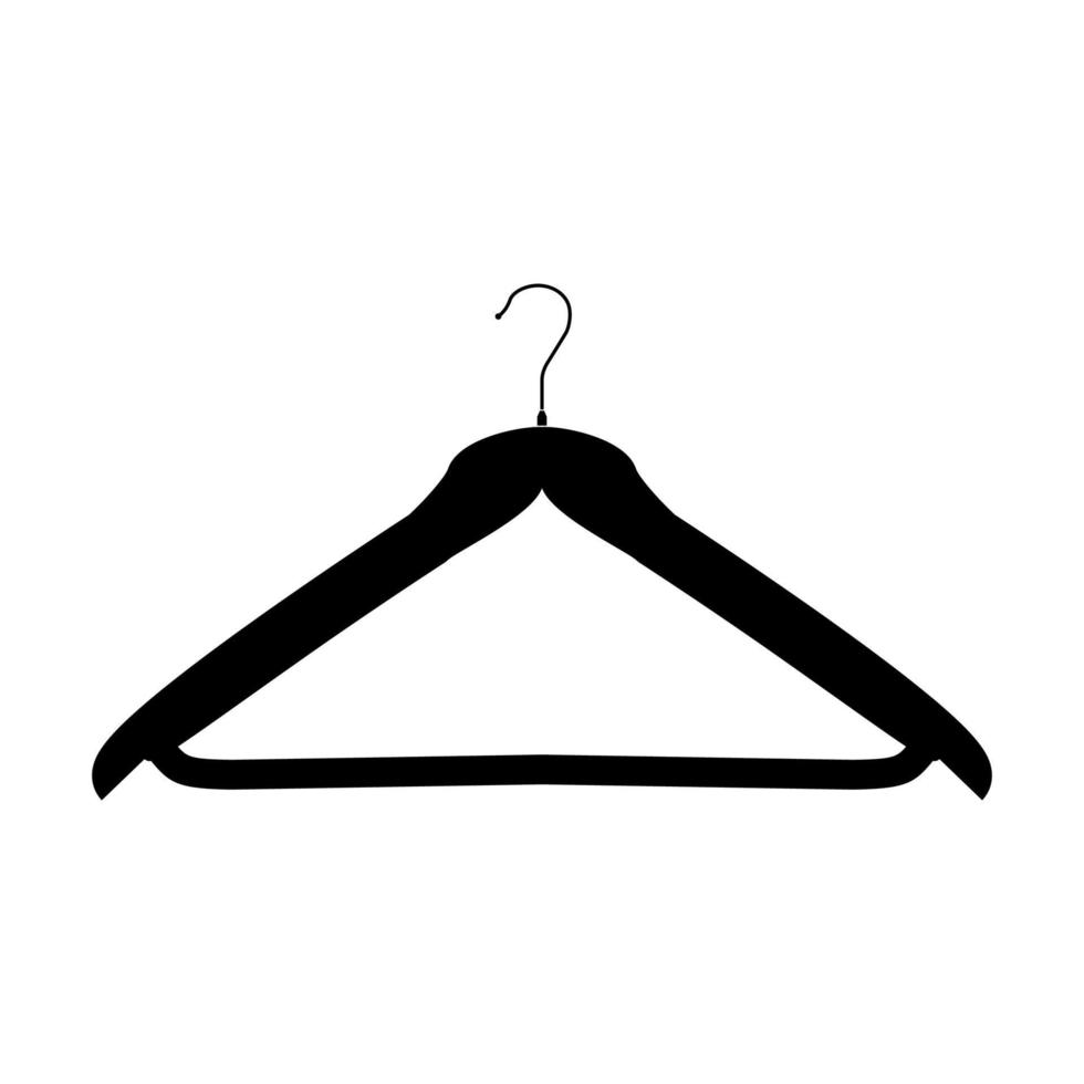 Hanger black icon . vector