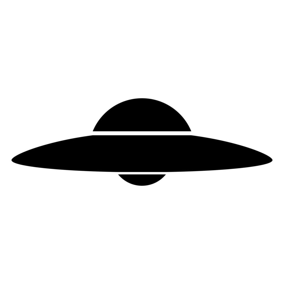 UFO. Flying saucer vector