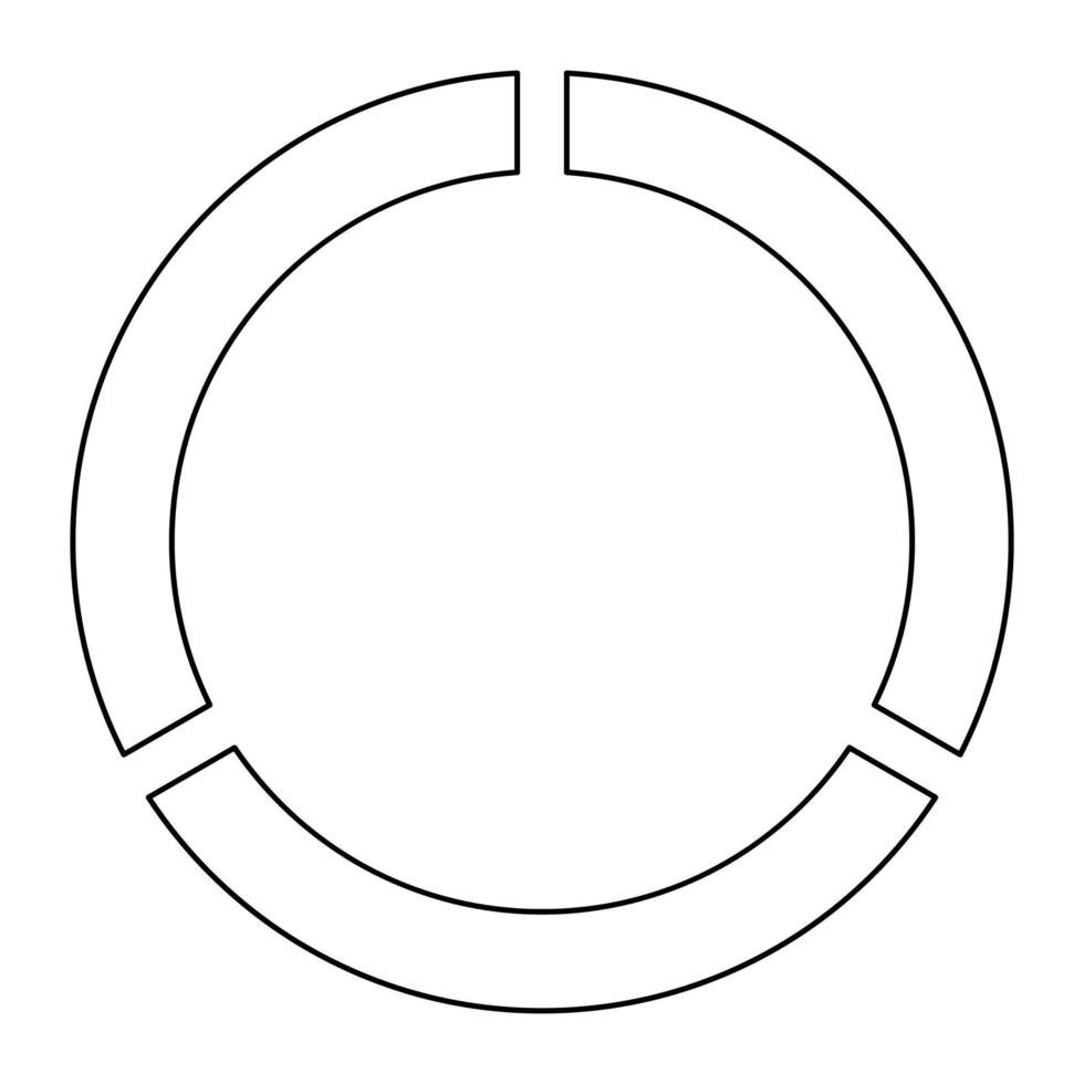 Data sign outline black color vector