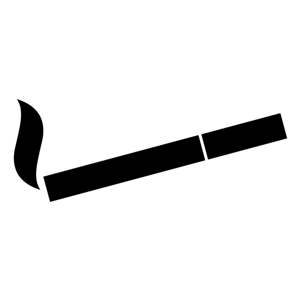 Smoking symbol. Cigarette vector