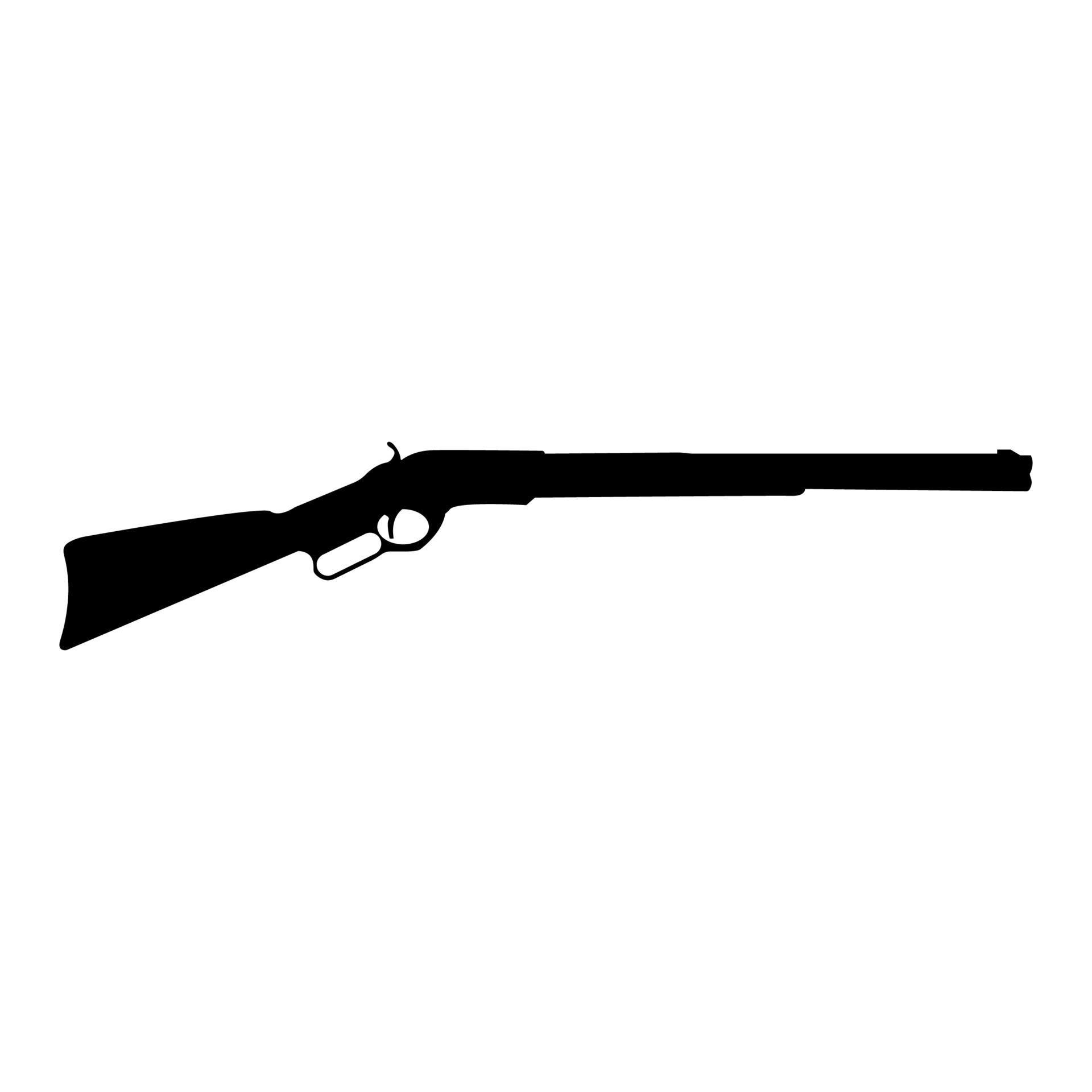 Rifle black icon . 5216029 Vector Art at Vecteezy