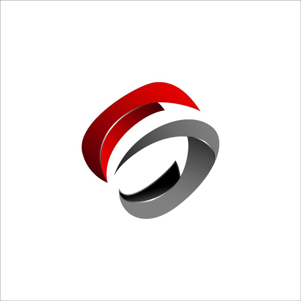 Letter S Arrow Logo Design vector