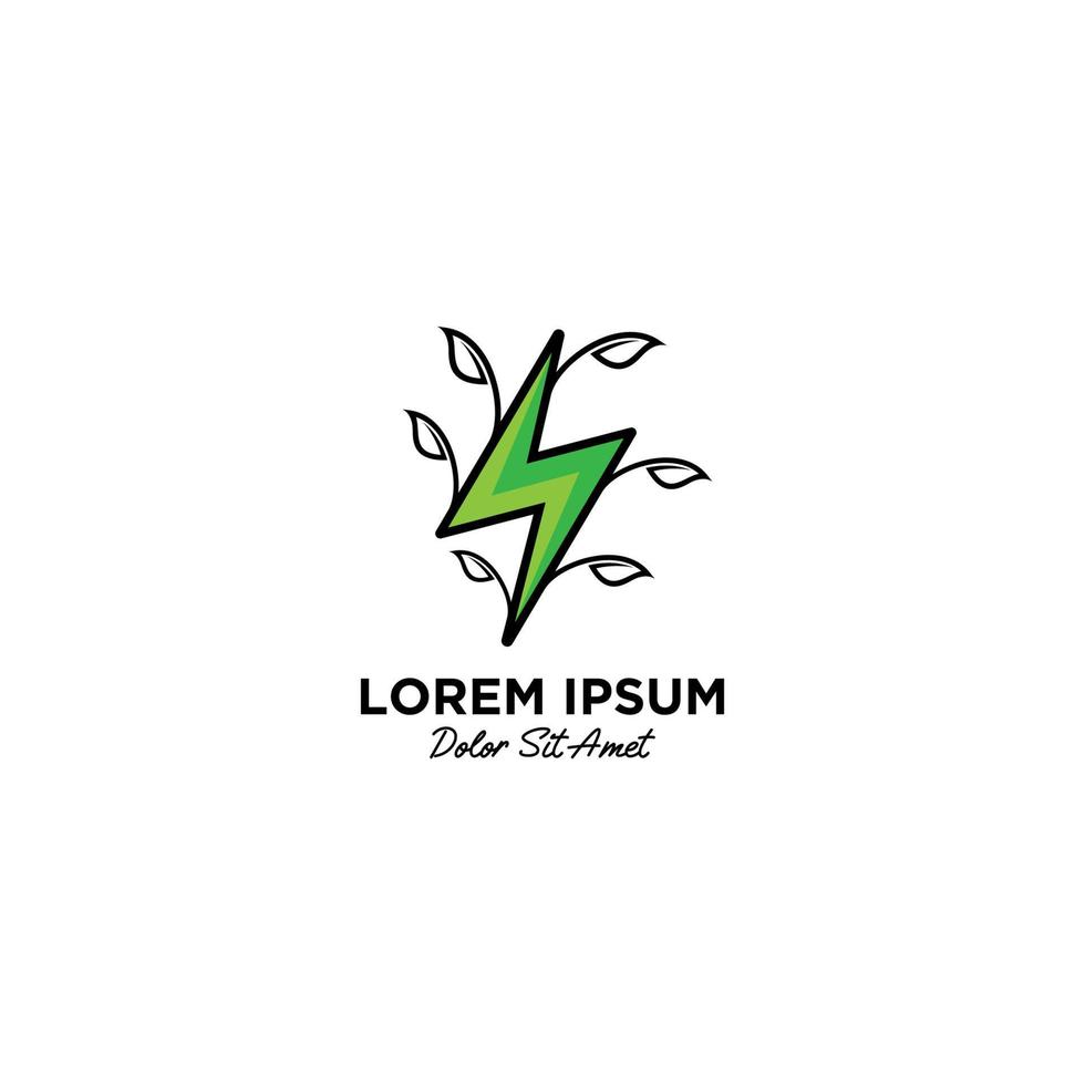 Lightning Logo Template vector