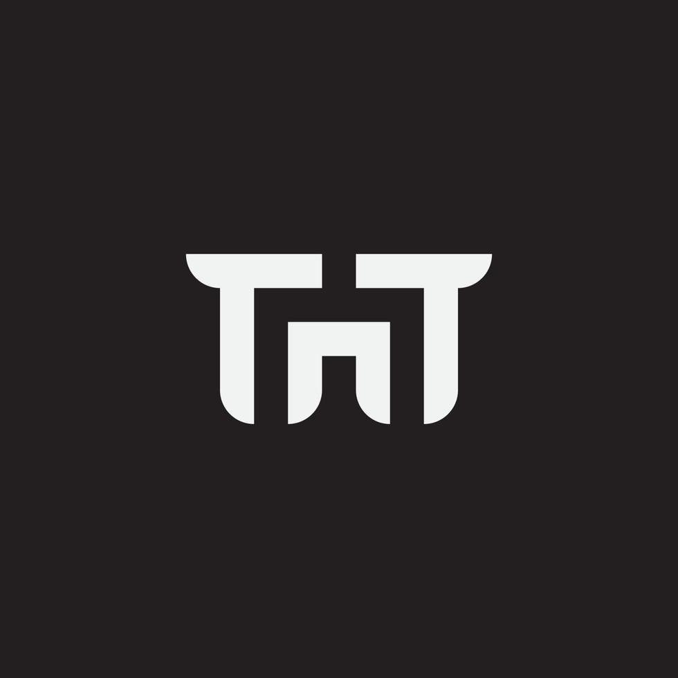 Initial letter TNT monogram logo. vector