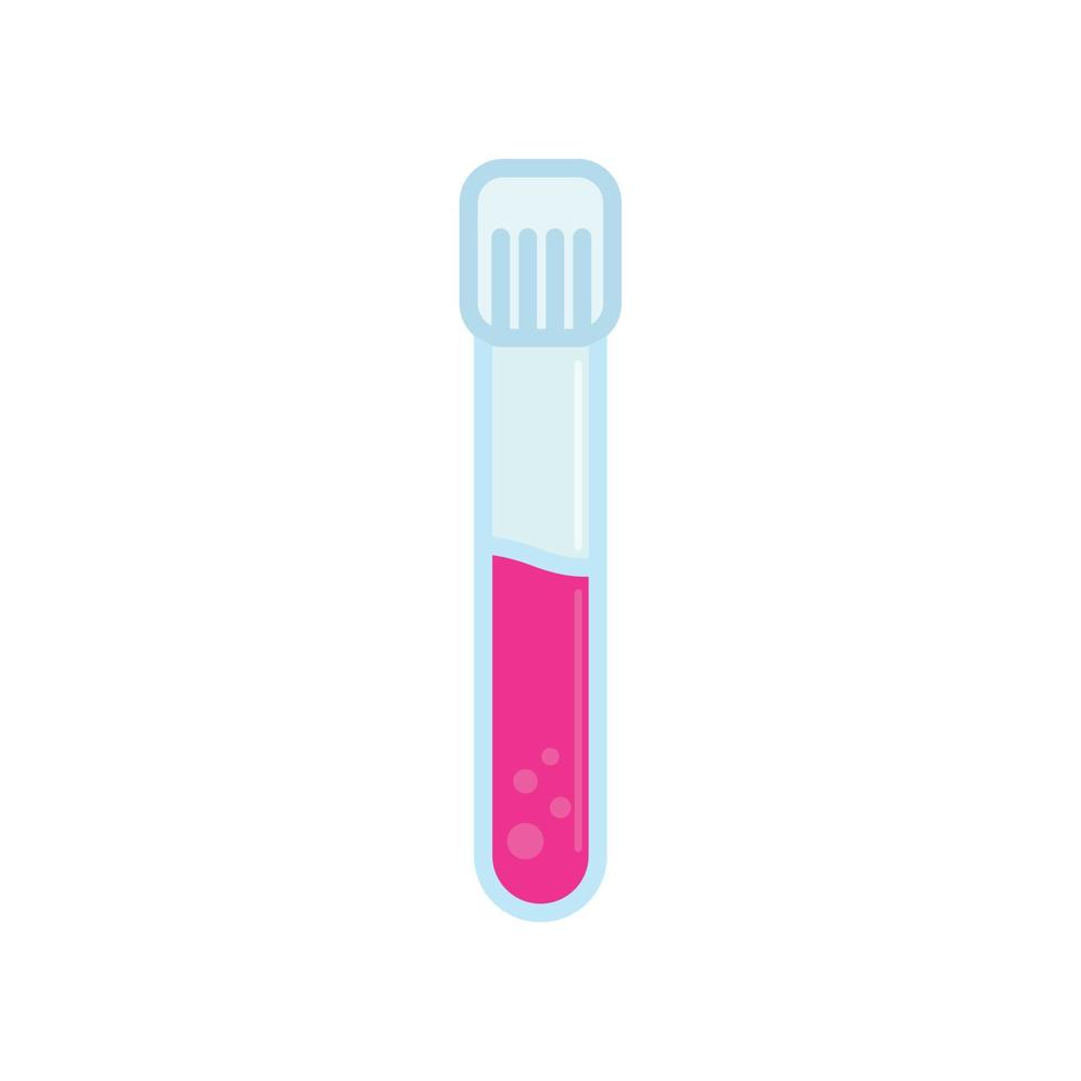 Test tube icon design vector. vector