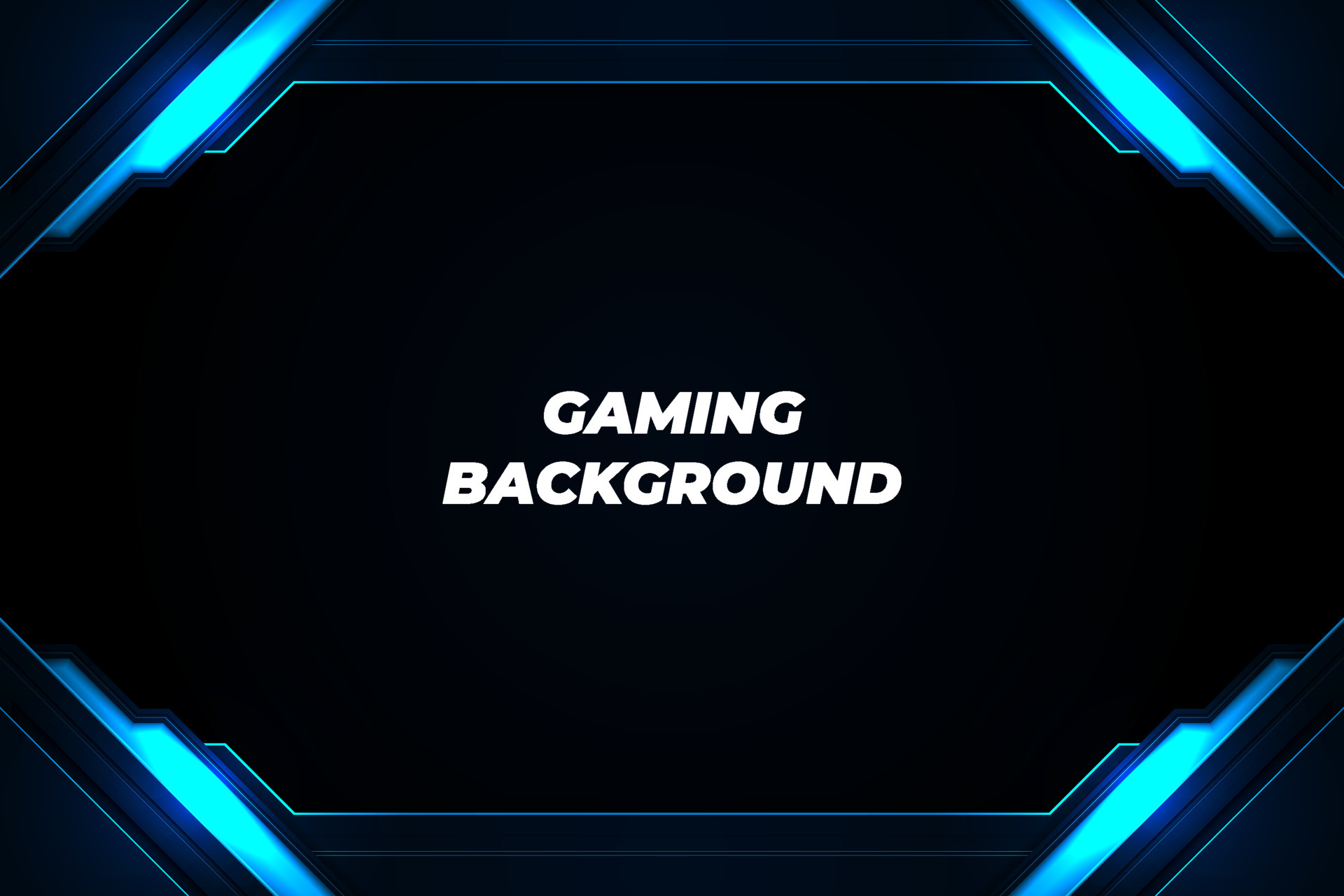 Gaming background black and blue with element 5217252 Vector Art at
