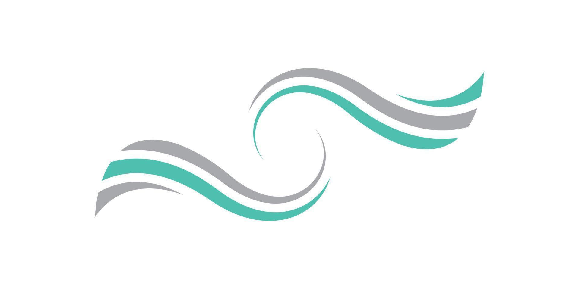 wave spalsh swoosh logo vector