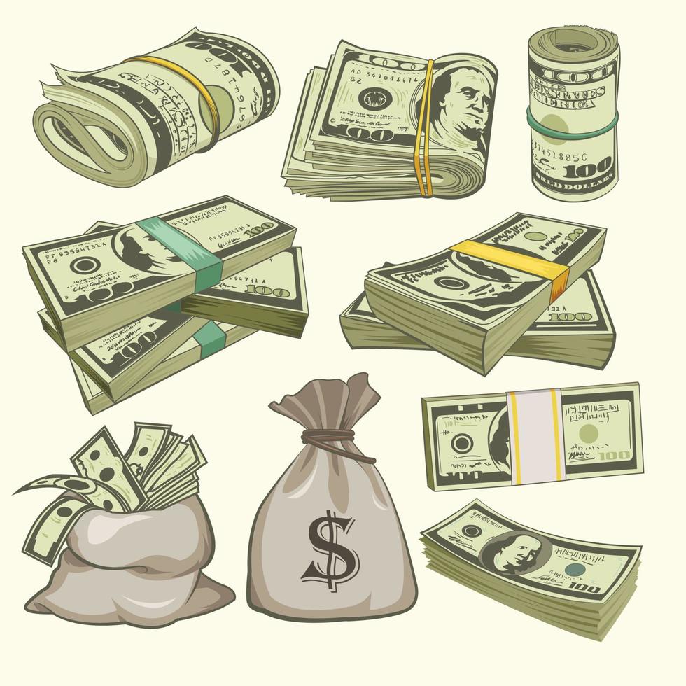 Set of money vector