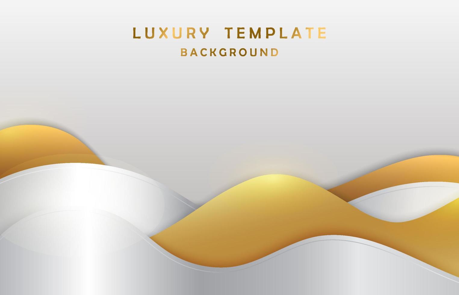 Abstract golden template design of elegant modern royal template. Overlapping for ad, poster, template design, print. Illustration vector