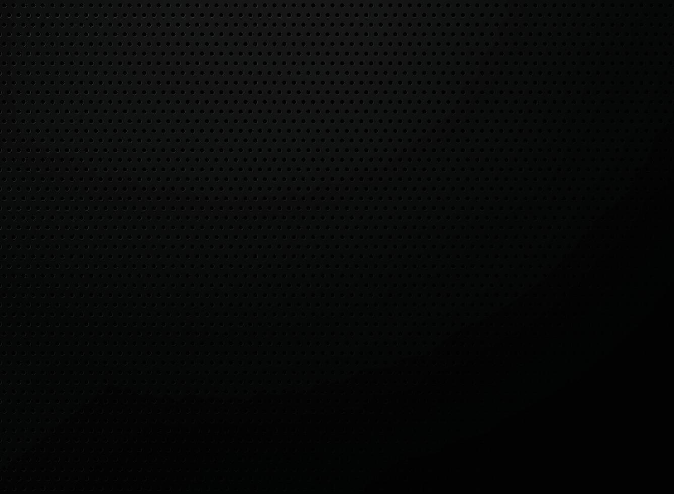 Abstract circle dots pattern tech pattern on gradient black background. illustration vector eps10