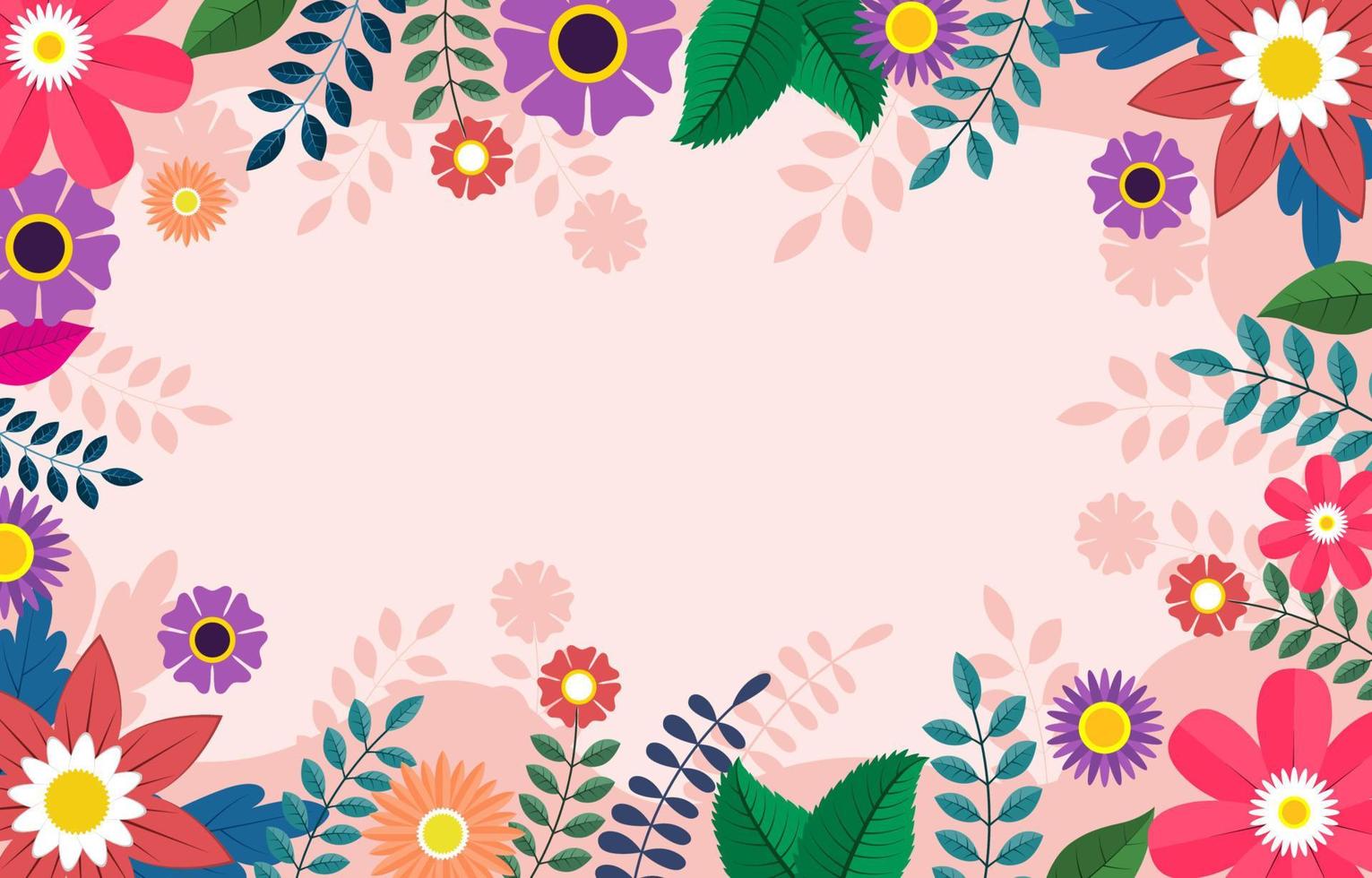 Spring Floral Background vector