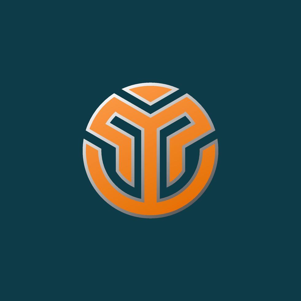 MO initial letters monogram vector logo template