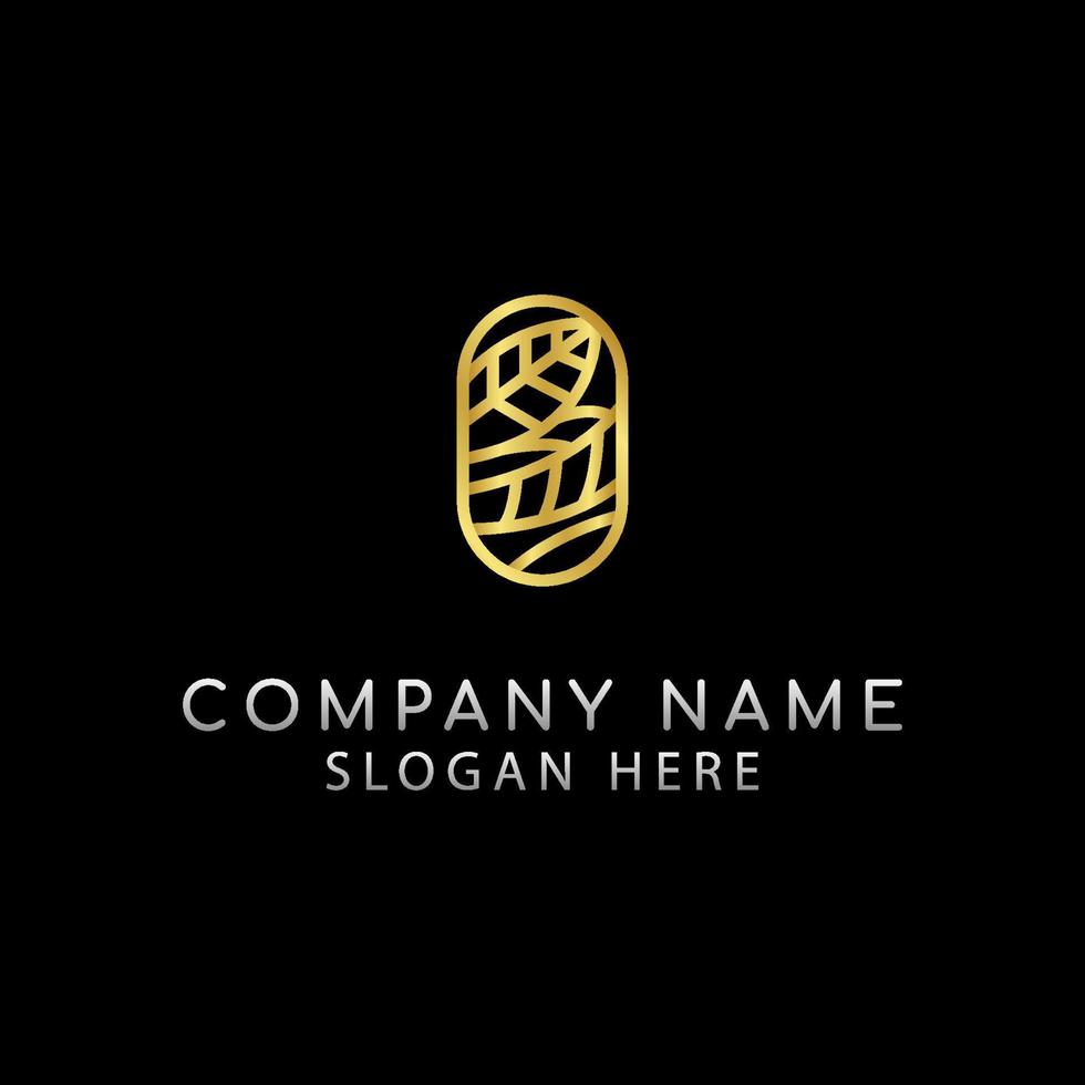 Luxury abstract logo. Vector logo template 03