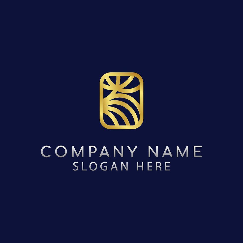 Luxury abstract logo. Vector logo template 01