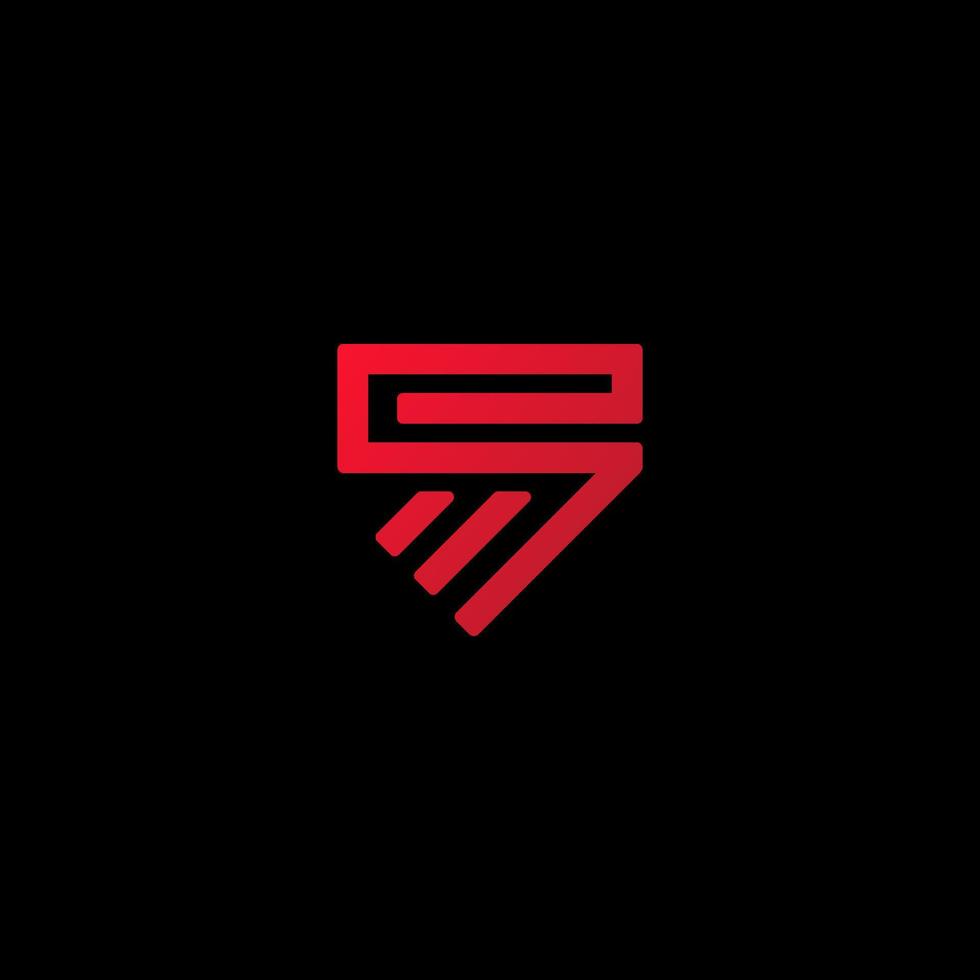 SM initial letters monogram vector logo template