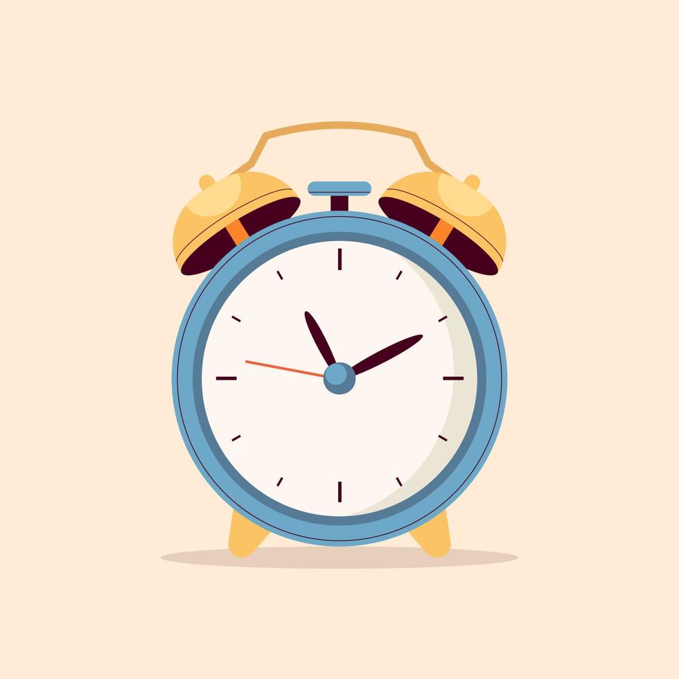 Alarm clock concept. Vector illustration