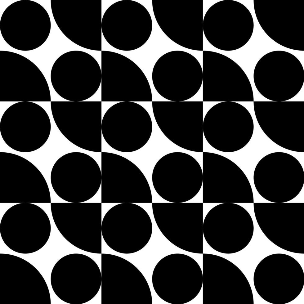 patrón sin costuras de mosaico de forma abstracta negra perfecto para fondo o papel tapiz vector