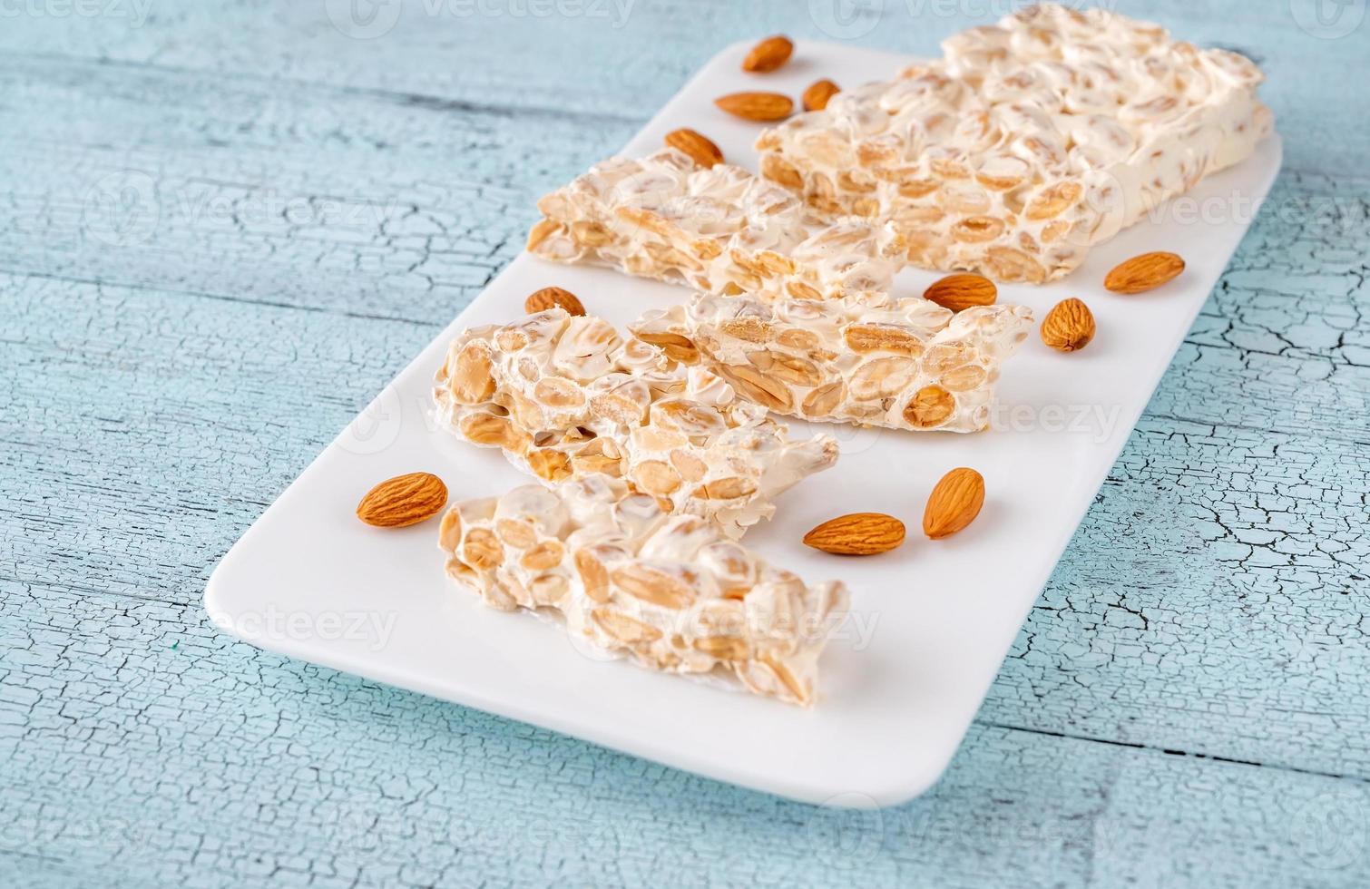 Turron European nougat confection photo