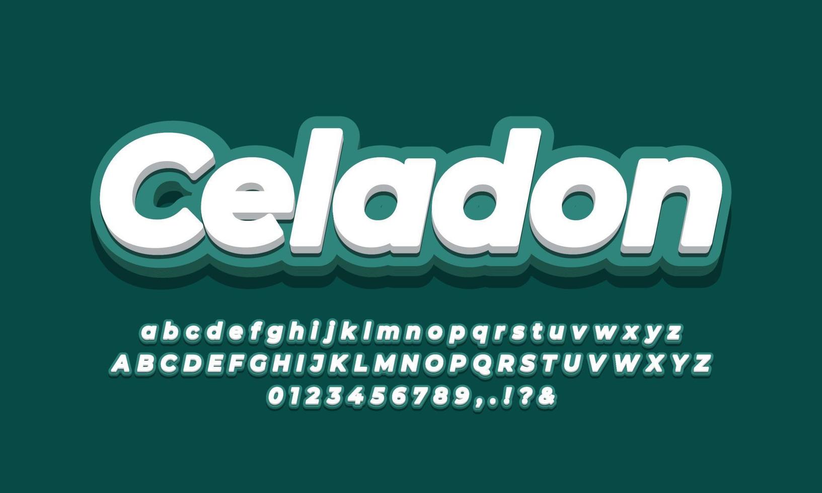 green army 3d text effect vector