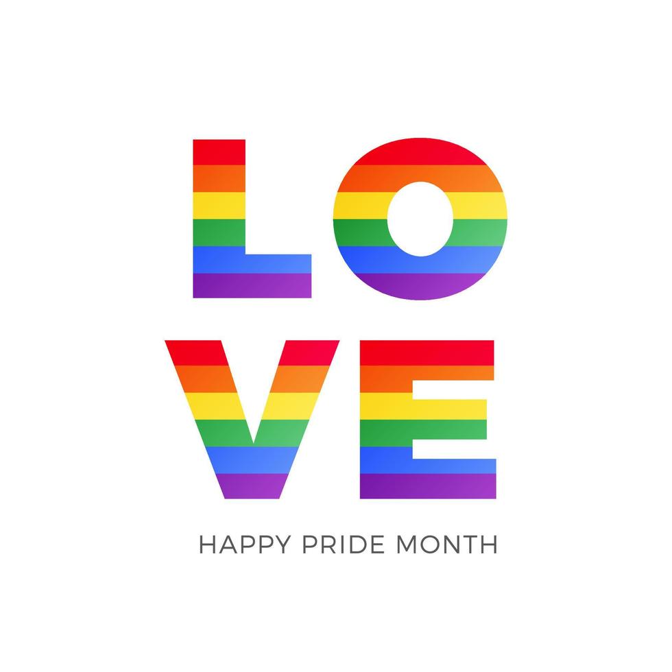 Happy Pride. LGBT concept. Love wins. Eps10 vector illustration.