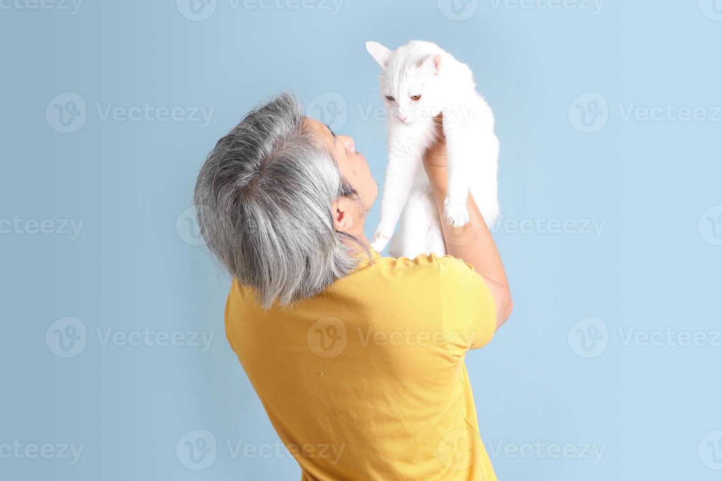 Asian Man with Yellow Tshirt photo