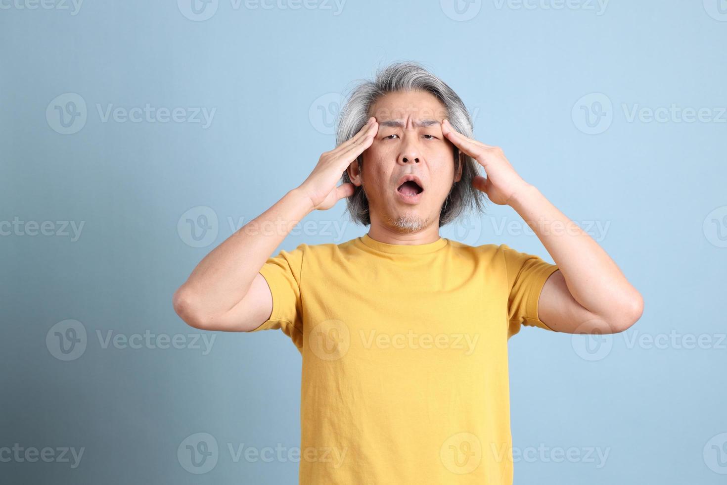 Asian Man with Yellow Tshirt photo