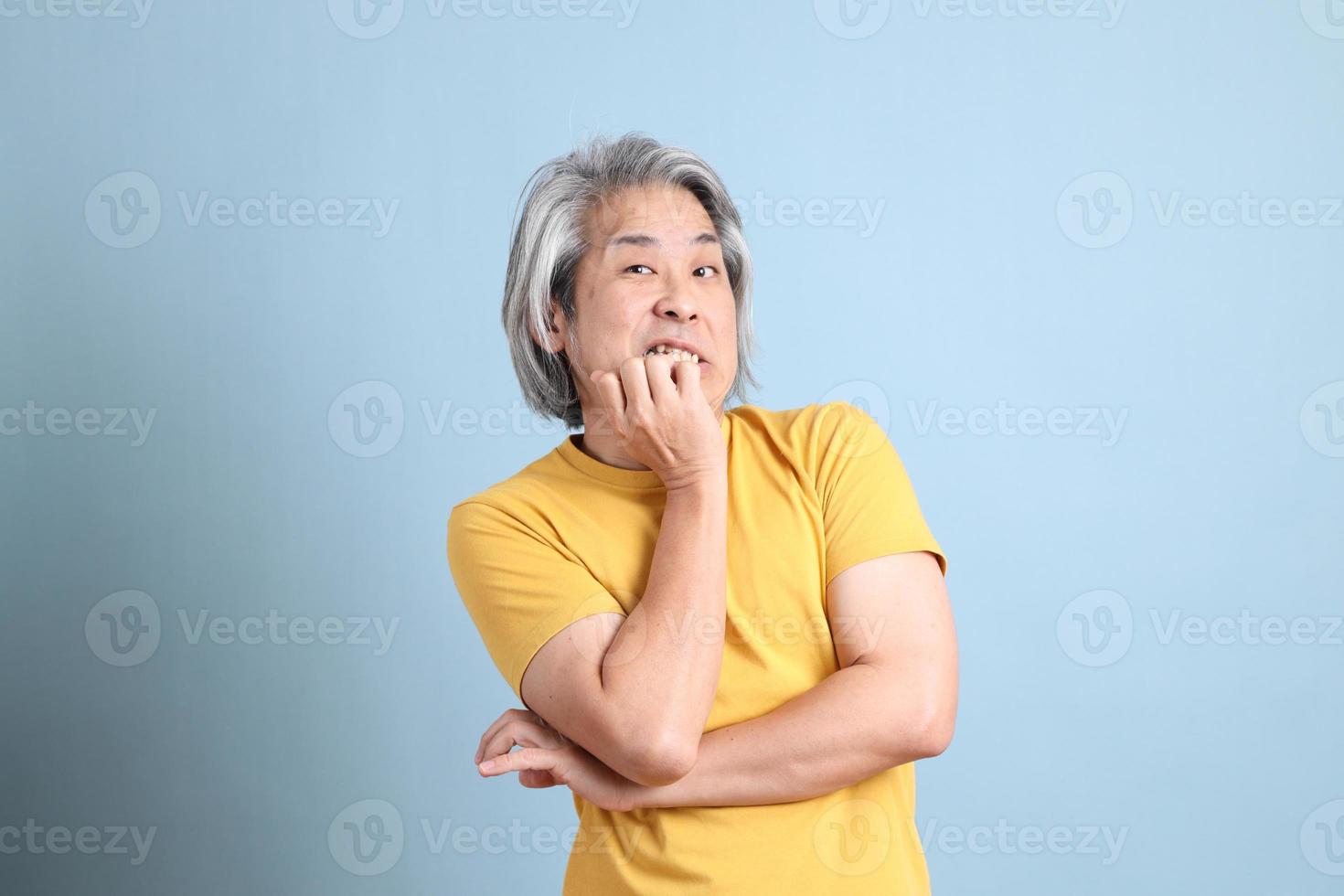Asian Man with Yellow Tshirt photo