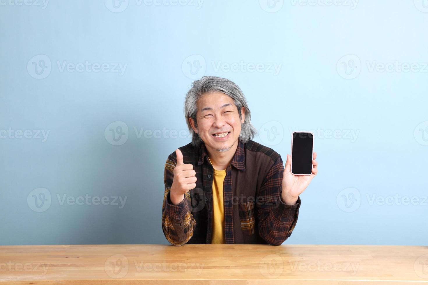 Man with Smart Phone photo