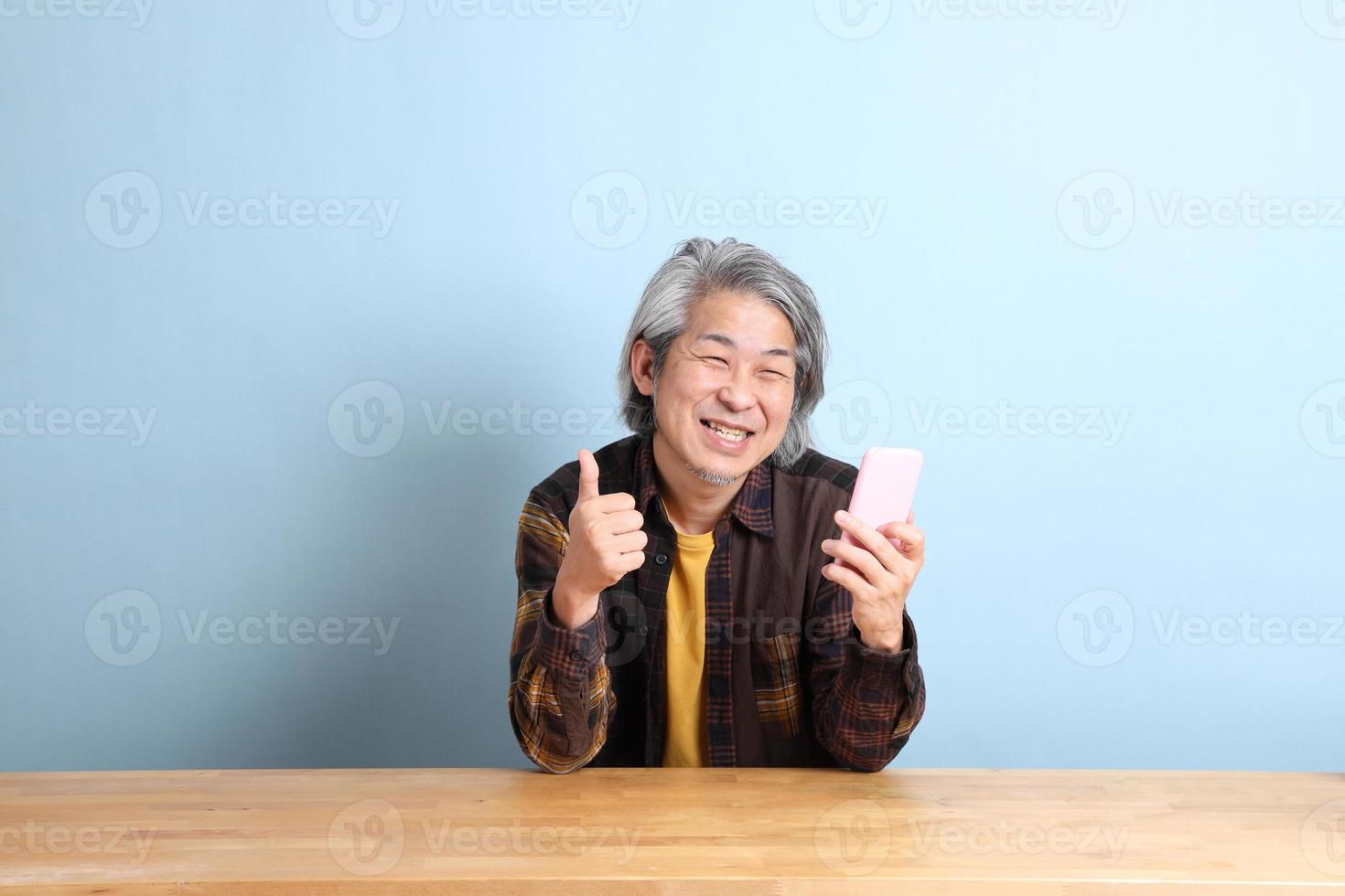 Man with Smart Phone photo