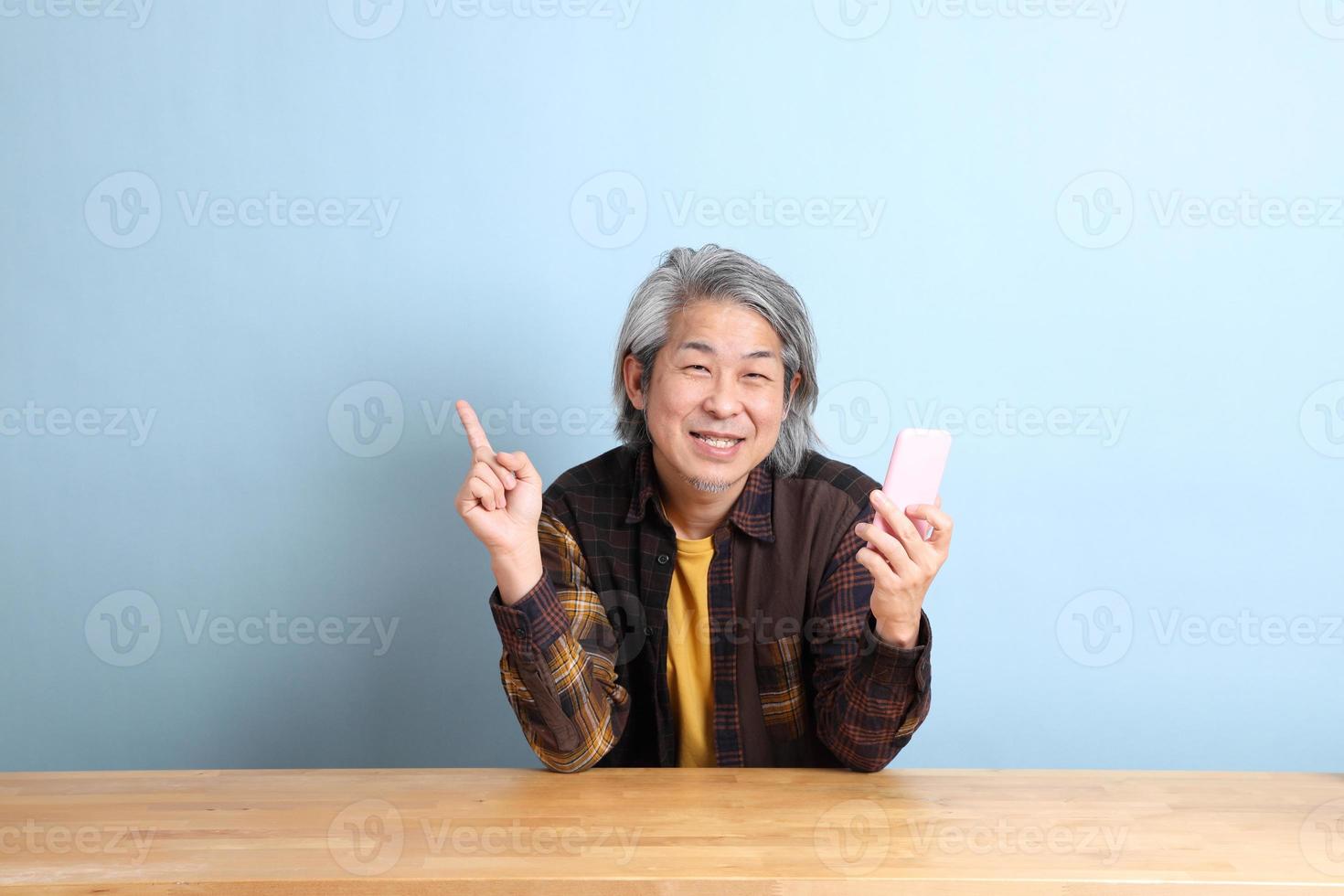 Man with Smart Phone photo