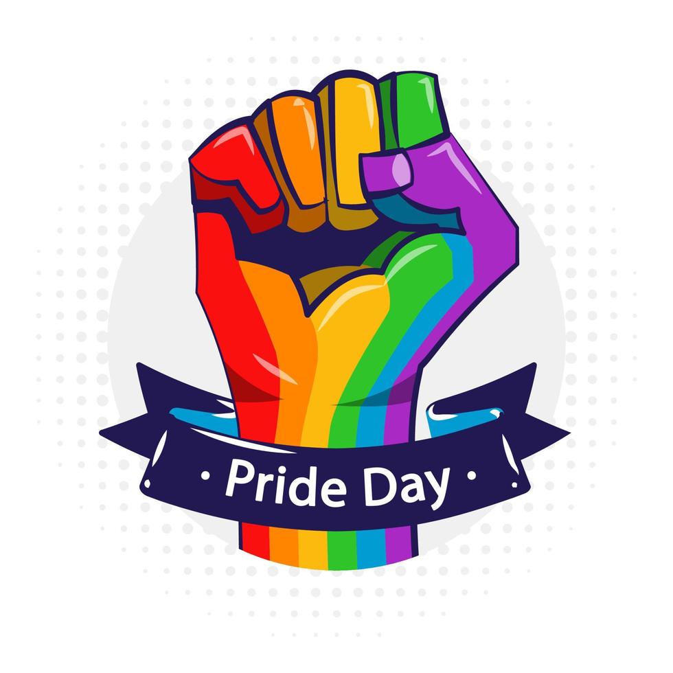 Happy Pride. LGBT concept. Love wins. Eps10 vector illustration.