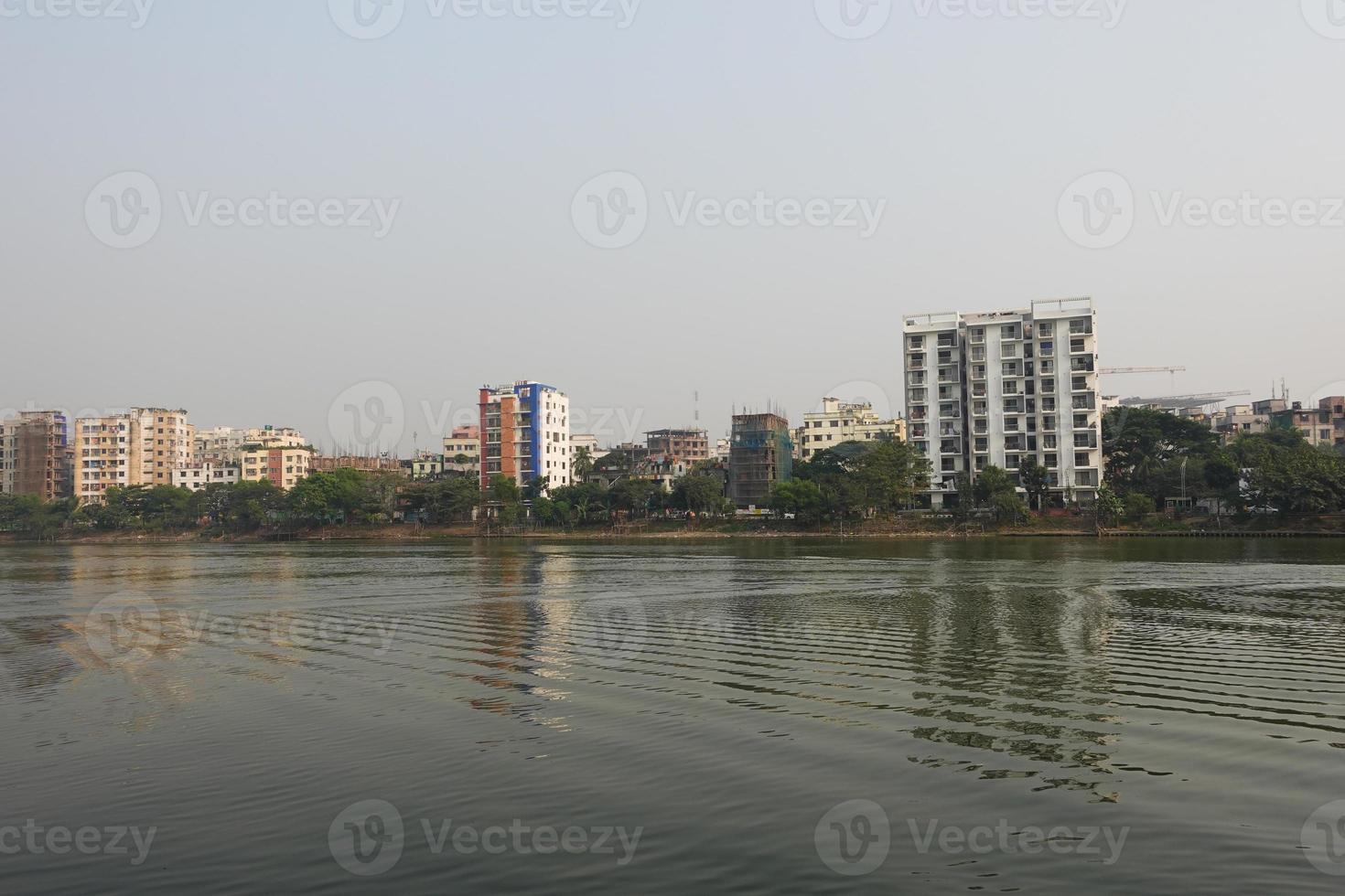financial and residential buildings in dhaka city in bangladesh, photo