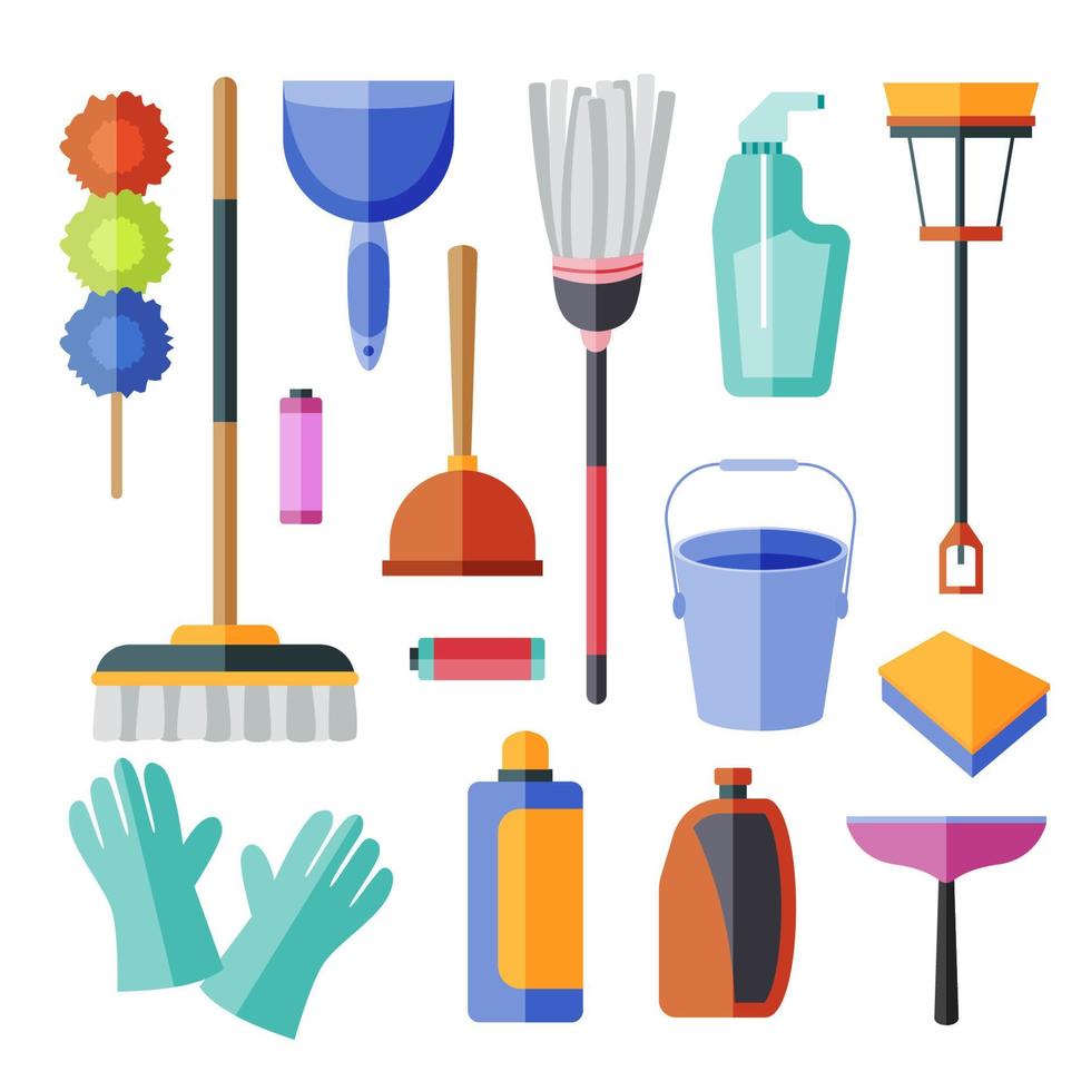 Spring Cleaning Sticker Element vector