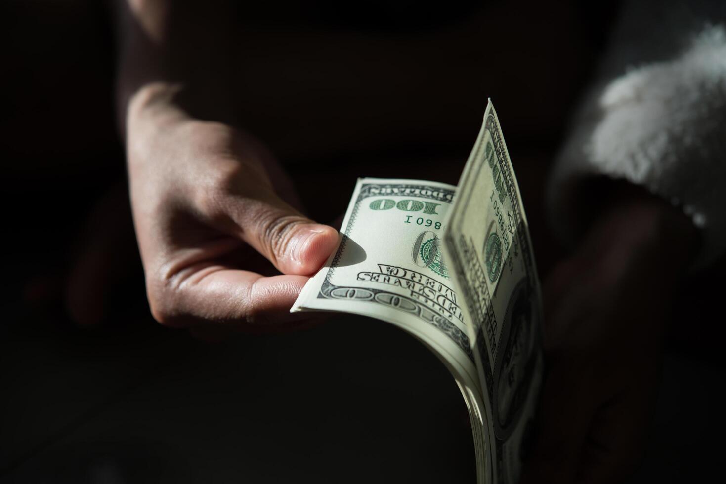 Billie dollar in hand photo