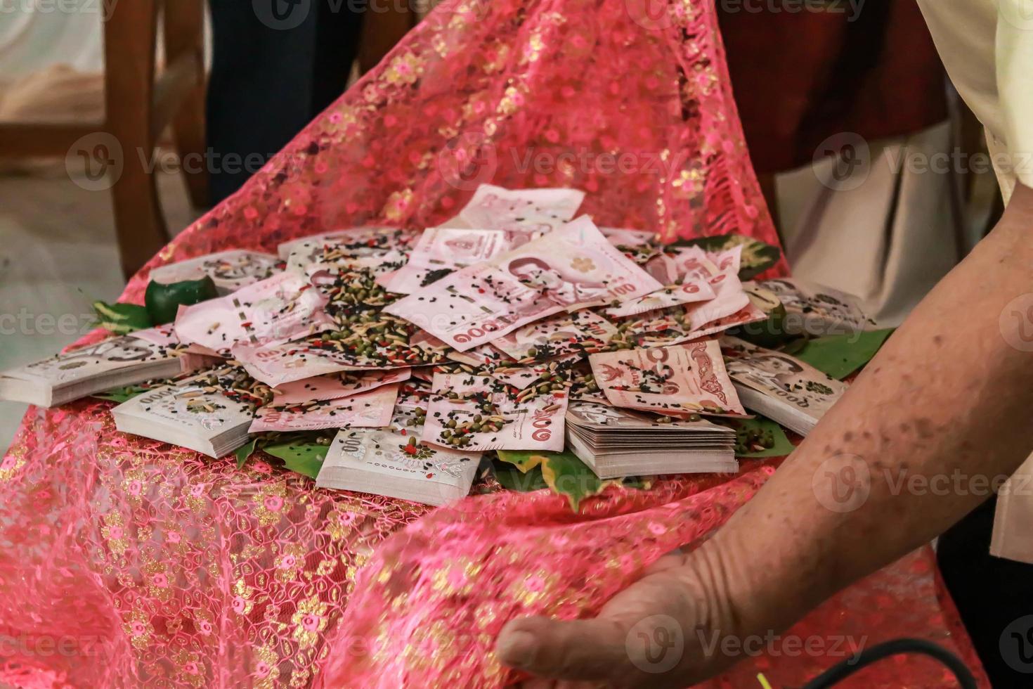 wedding ceremony in thailand Dowry bride price 5225493 Stock Photo at