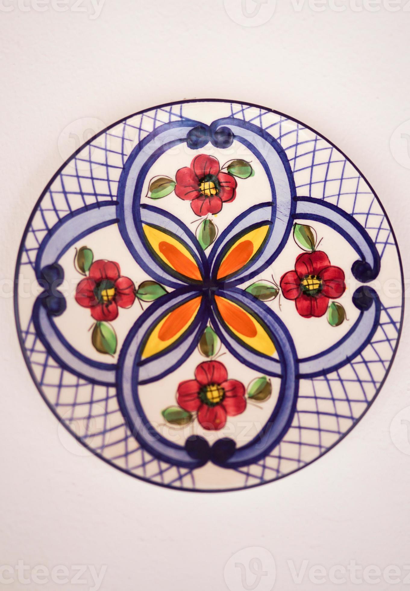Ceramic plate art 5225517 Stock Photo at Vecteezy