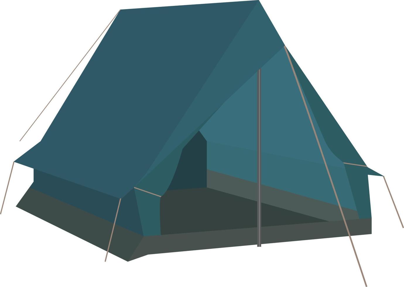 Camping tent illustration vector