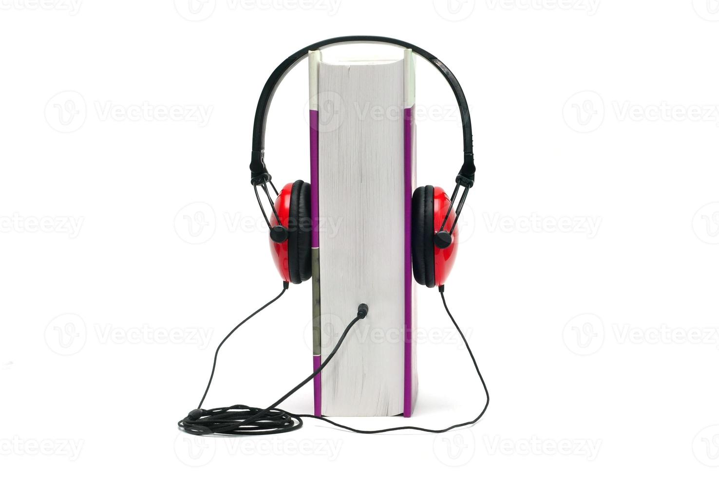 audiobook over white photo