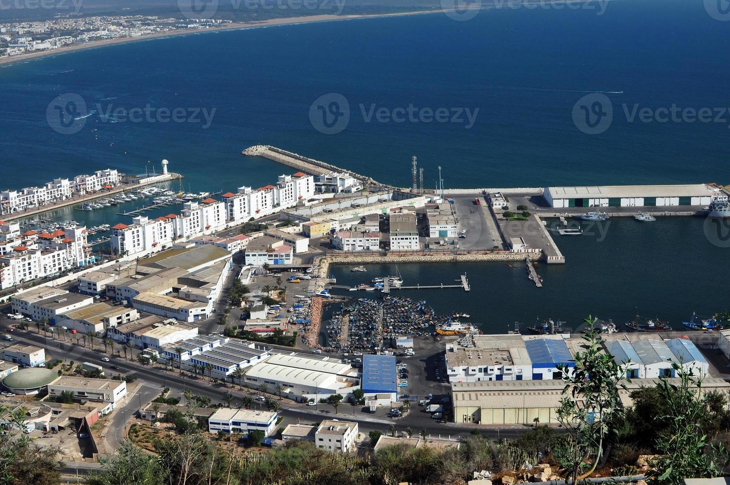 agadir harbour morocco photo