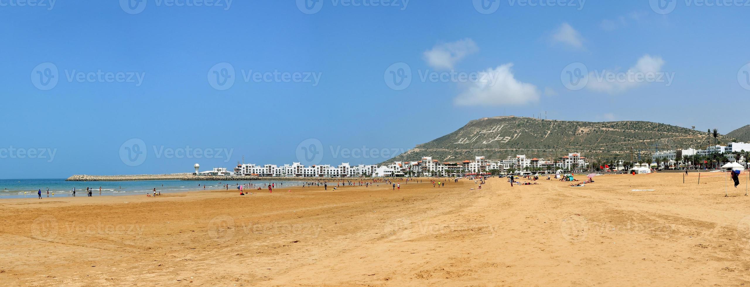 agadir beach morocco photo