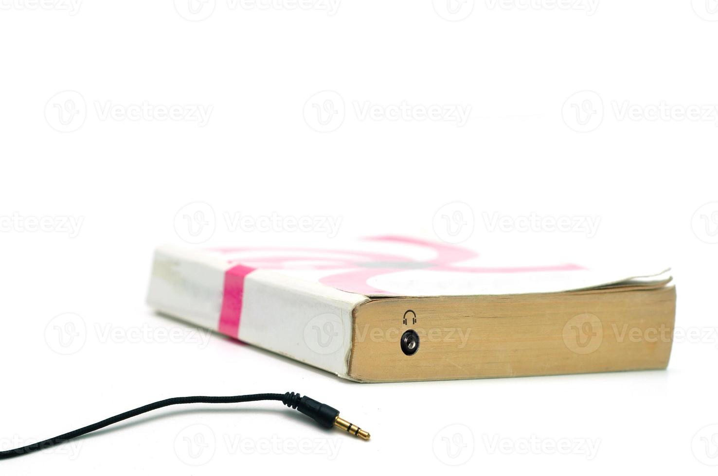 audiobook over white photo