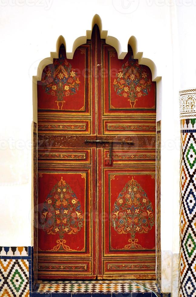 puerta árabe marruecos foto
