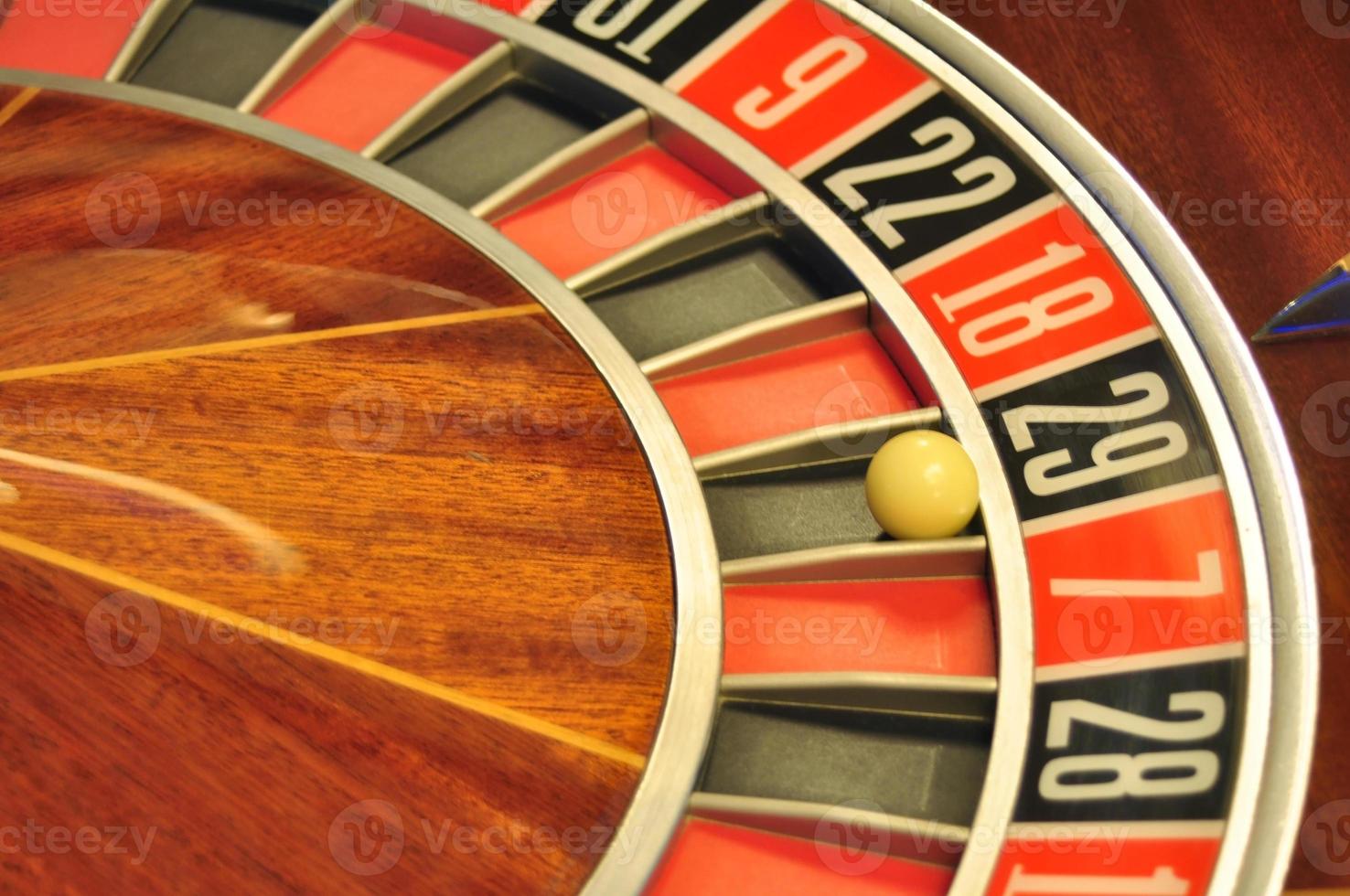 casino roulette wheel photo
