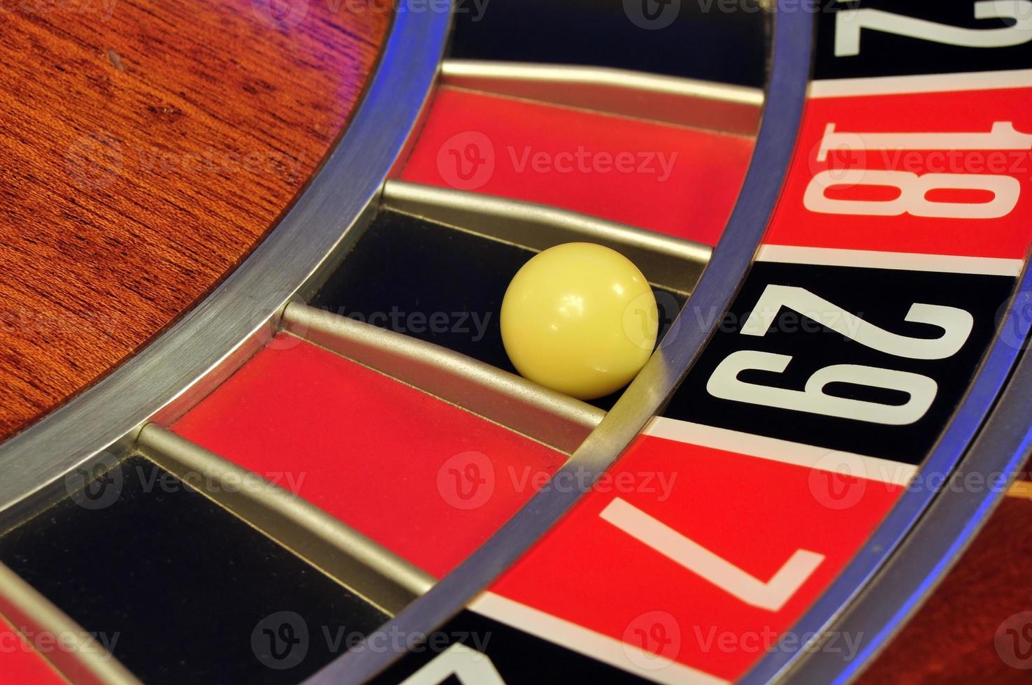 casino roulette wheel photo