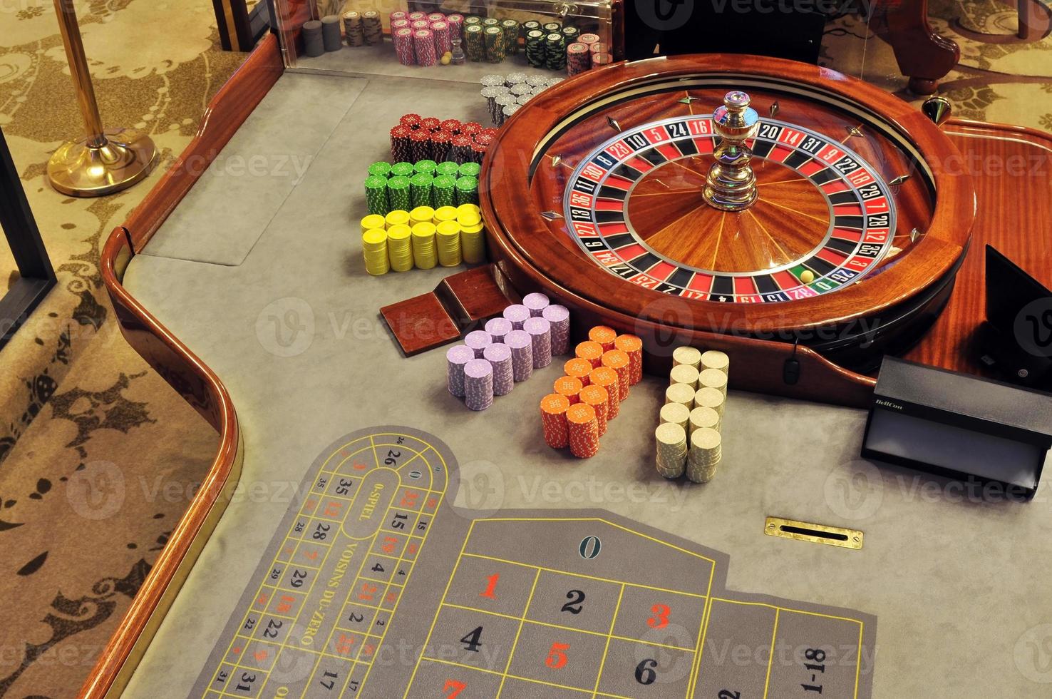 casino roulette wheel photo