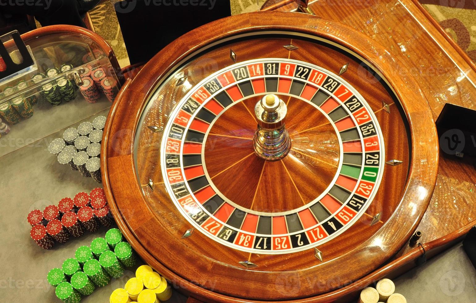 casino roulette wheel photo