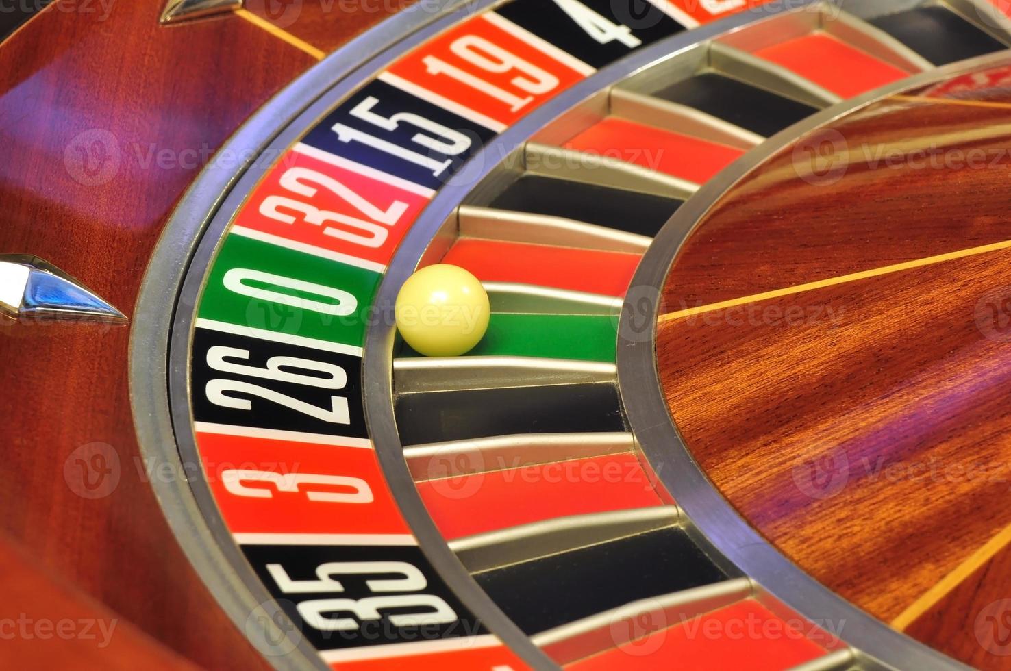 casino roulette wheel photo